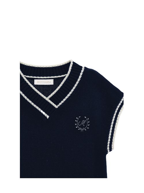 Gilet, bambina, in maglia. MONNALISA | 18HGIL 8060056S